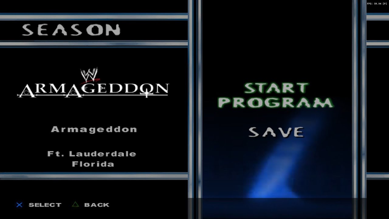 WWE SmackDown! Here Comes the Pain Season Armagedon