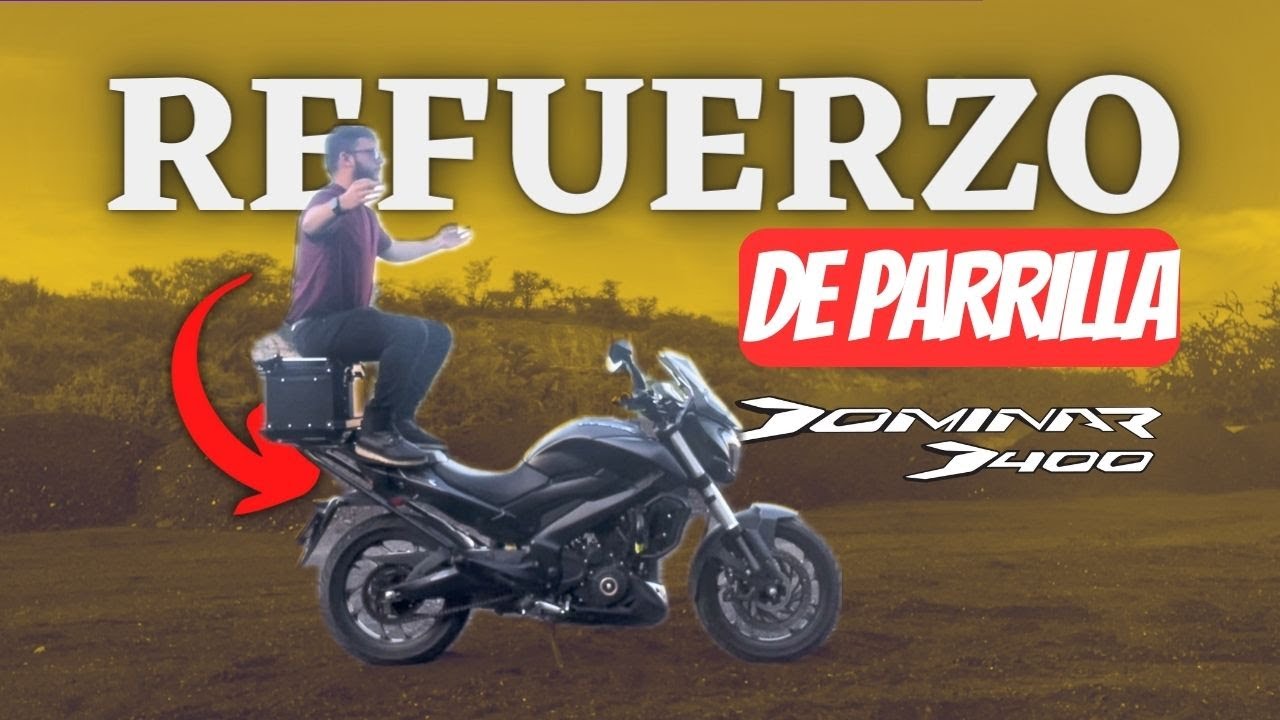 REFORZAMOS 🦾😎 la parrilla de la DOMINAR 400 TOURING ¡Ya NO se ROMPE! | JADDHARTHA