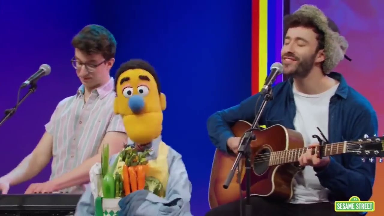 AJR on Sesame Street but it's a mario mashup i guess