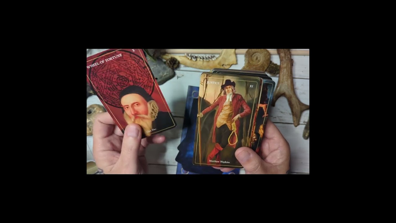 #walkthrough of Magicians, Martyrs and Madmen Tarot by Travis McHenry upcoming release
