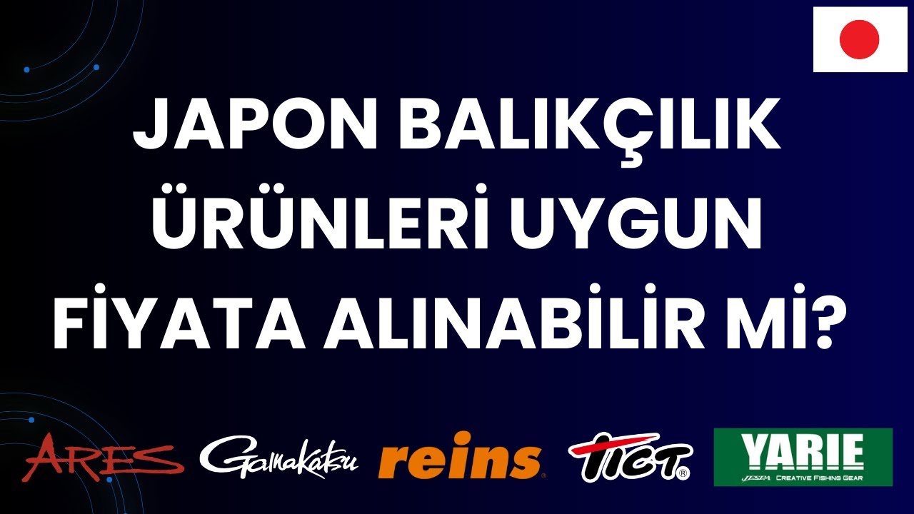 Japon Balıkçılık Ürünleri Normal Fiyatlara Alınabilir Mi? Tict ve Yarie Tanıtımı #lrf #balıkçılık