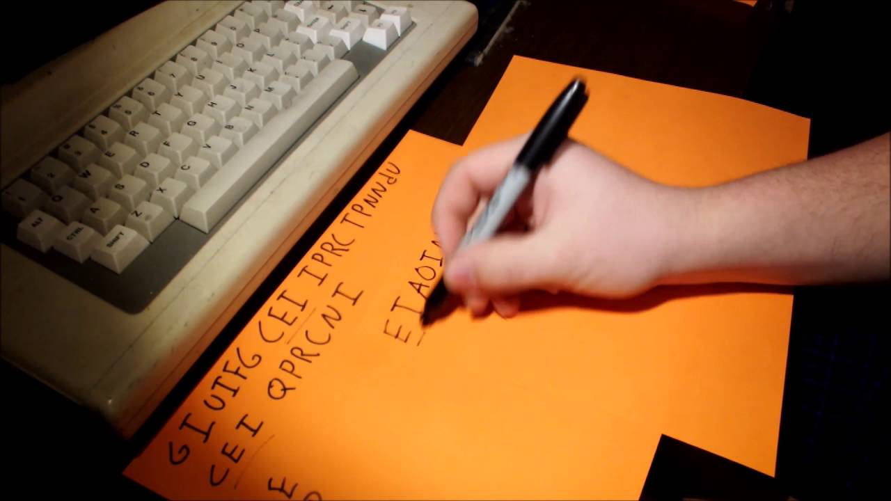 Cryptography 101 -- Cracking Substitution Cyphers
