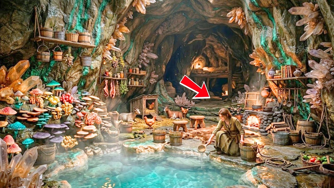 Thrown Out in October, She Found a Hidden Hot Spring Cave —  And Survived Winter Without Fire