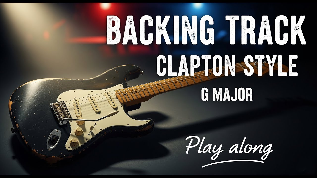 Slow Backing Track - Clapton Style - G major