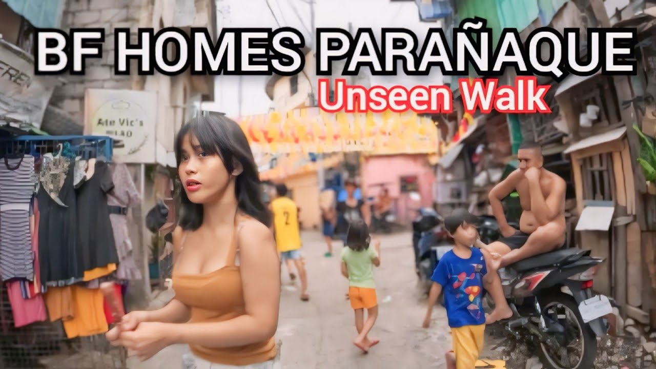 BF HOMES PARAÑAQUE| Philippine Walking Tour| Slum Walk