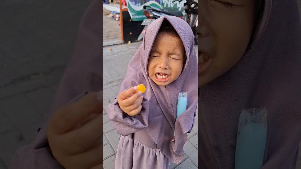 tutorial makan permen asem kecut
