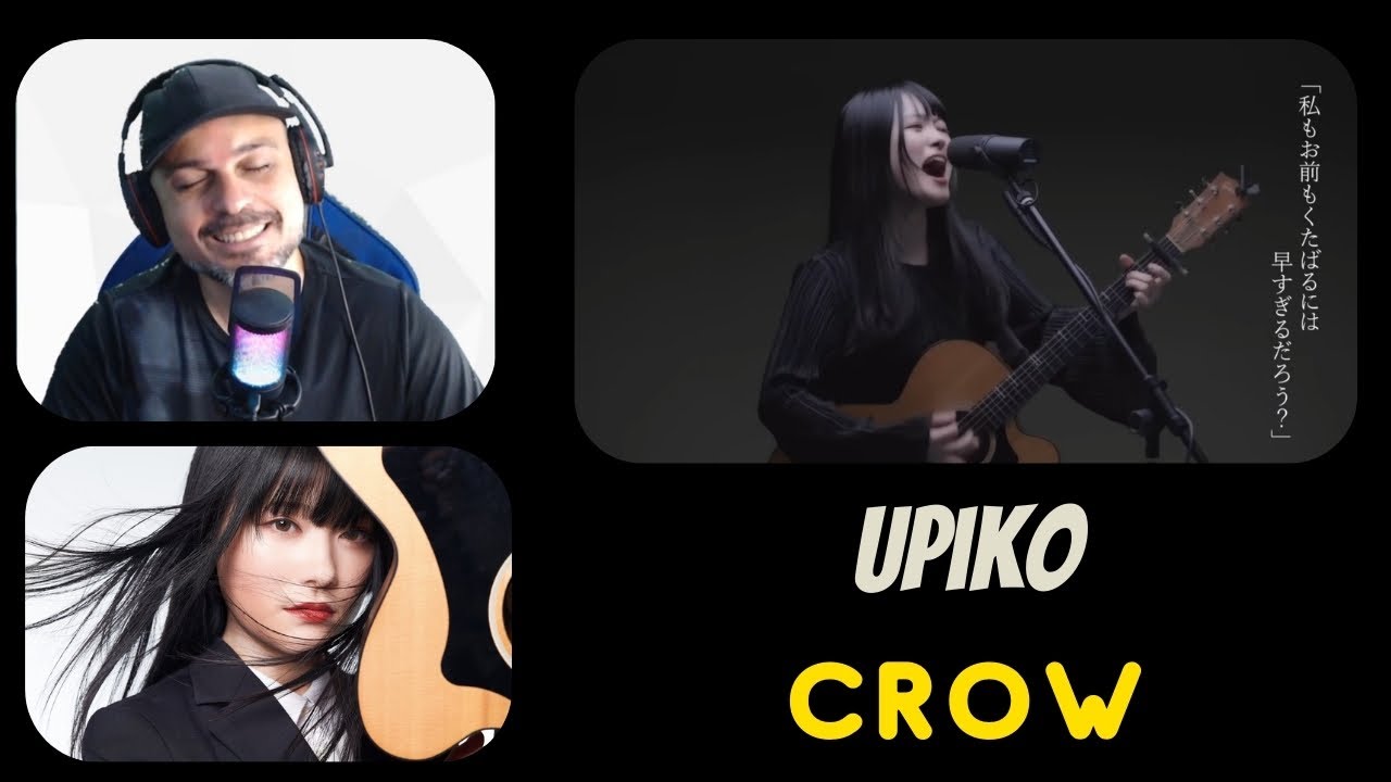 UPIKO - CROW - カラス - うぴ子  - Brazilian react