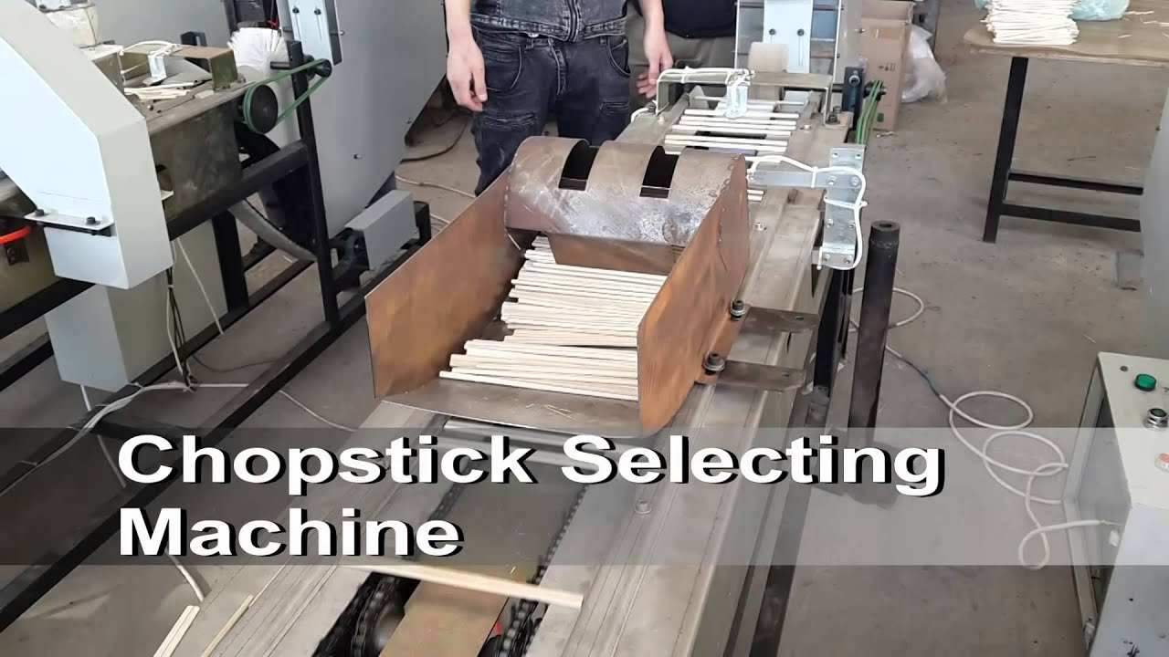Chopstick selecting machine, Chopstick Machines Quality Control (Model CSM-200)