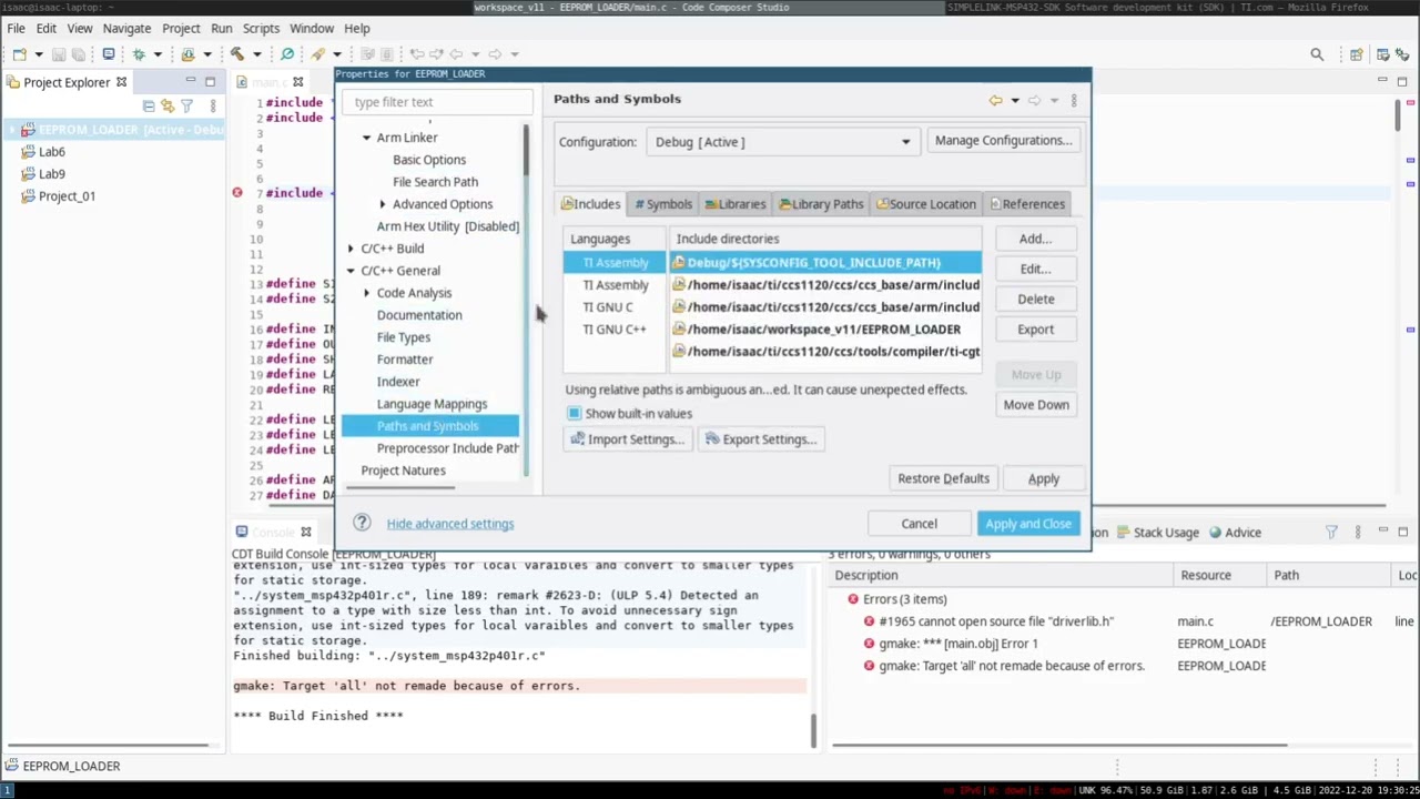 Code Composer Studio Driverlib install helper | MSP432