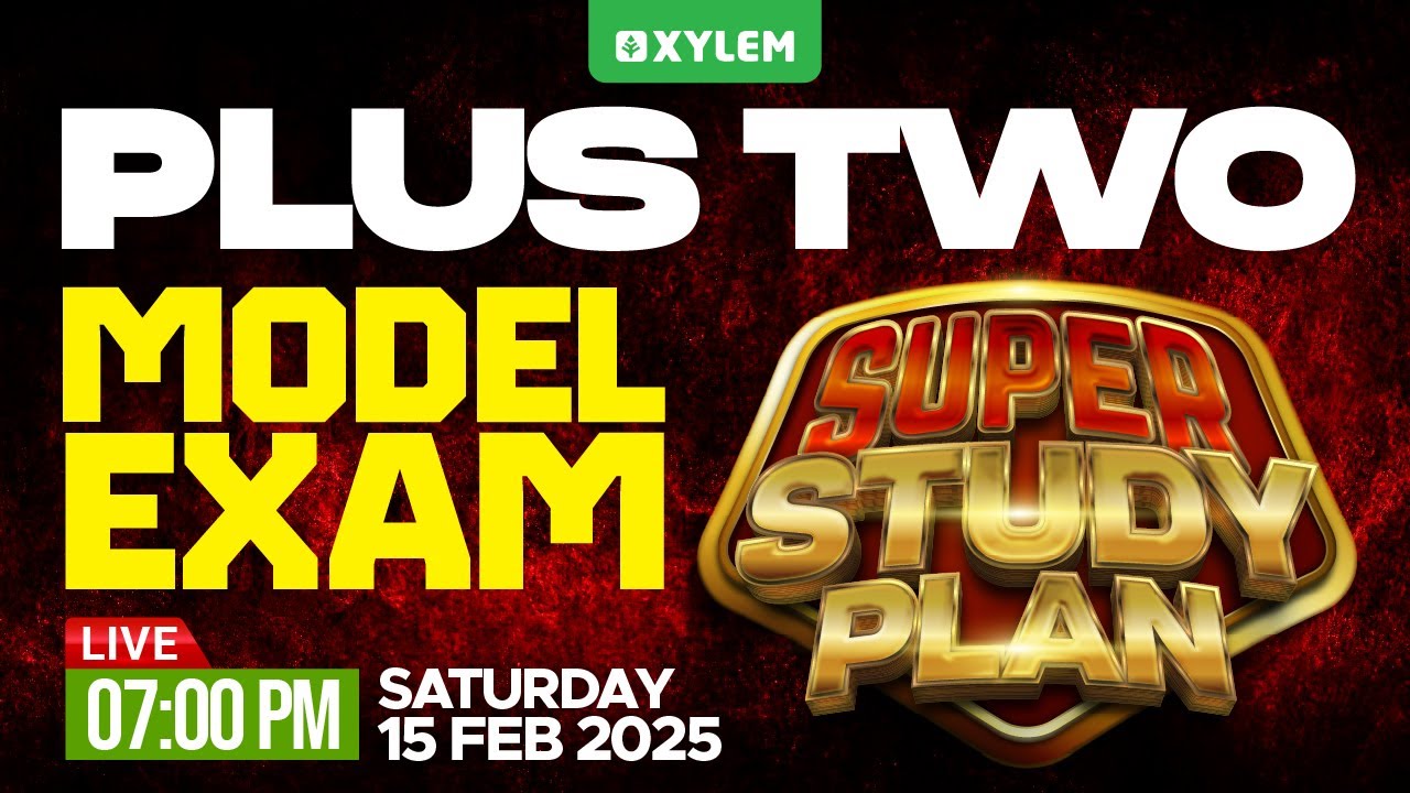 PLUS TWO MODEL EXAM SUPER STUDY PLAN | Xylem Plus Two Commerce
