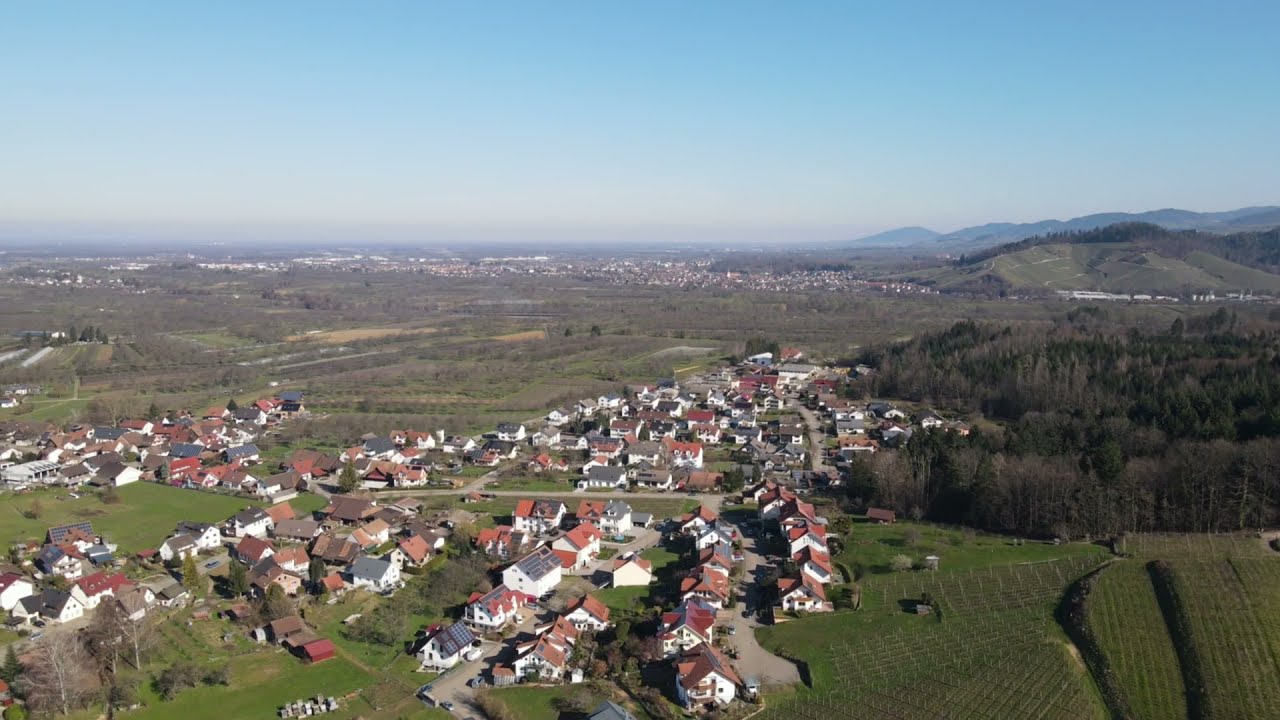 Mösbach von oben mit der Drohne