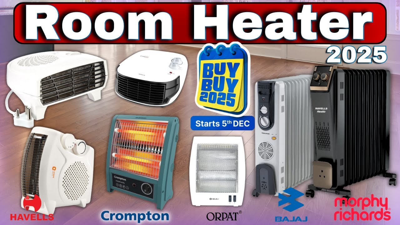 DON'T BUY A ROOM HEATER Before Watching This! ⚡Top 5 Heaters for Winter 🔥Best Room Heater under 2000