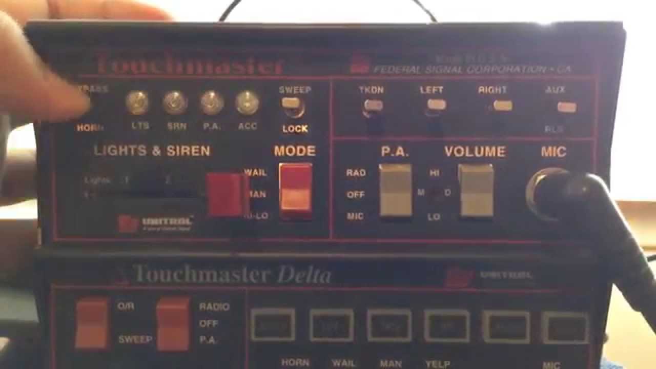 Federal Signal Unitrol Touchmaster