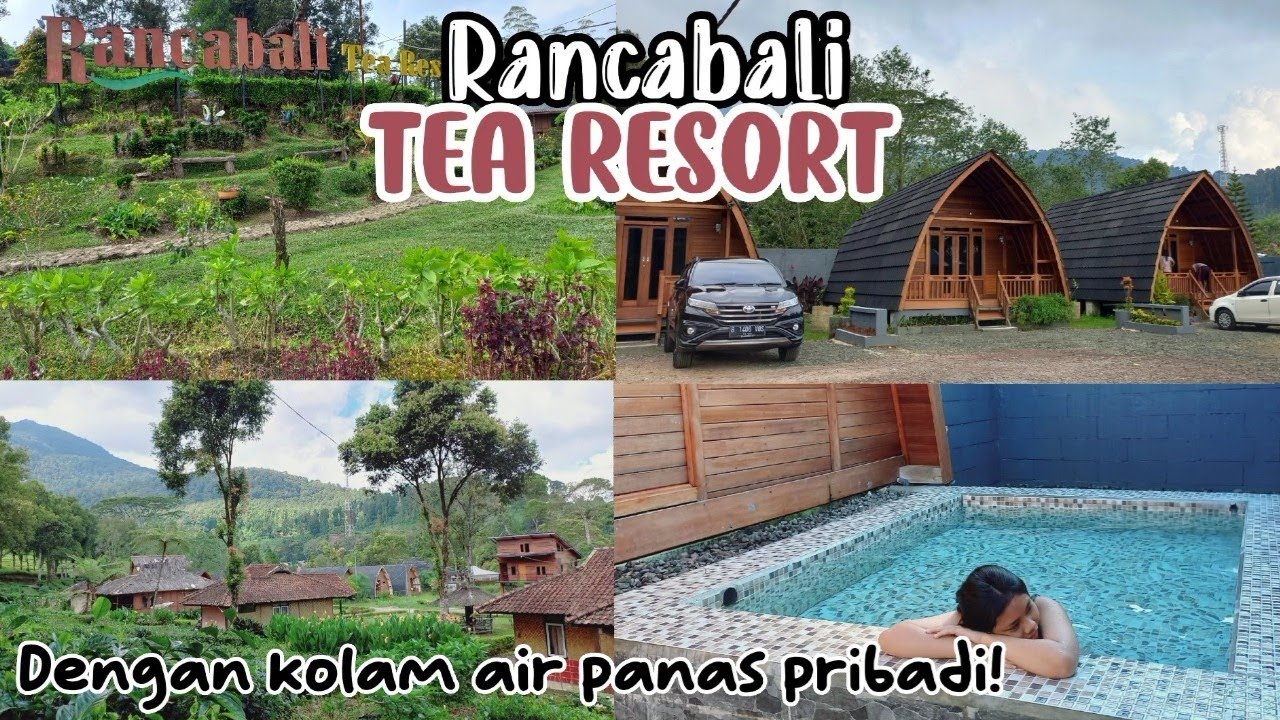 VILLA DENGAN FASILITAS KOLAM AIR PANAS PRIBADI | DI RANCABALI TEA RESOT CIWIDEY BANDUNG.