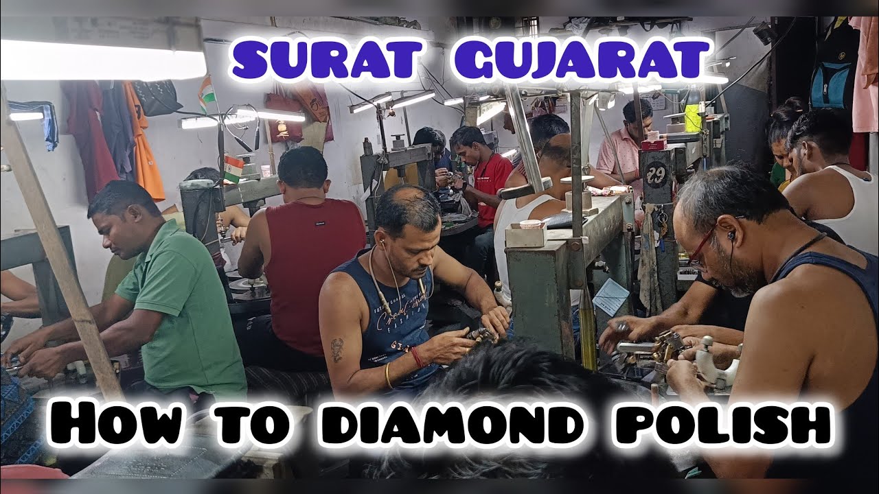 How to diamond polish and cutting in surat (gujarat) | Taliya-Pel-Mathala #diamondcutting #surat #yt