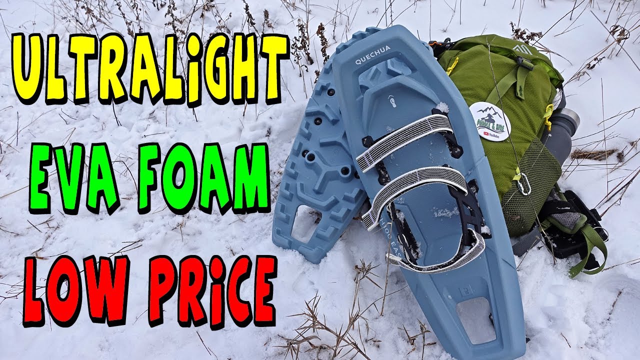 best low budget foam snowshoes | Decathlon Quechua Sh100 easy snowshoes