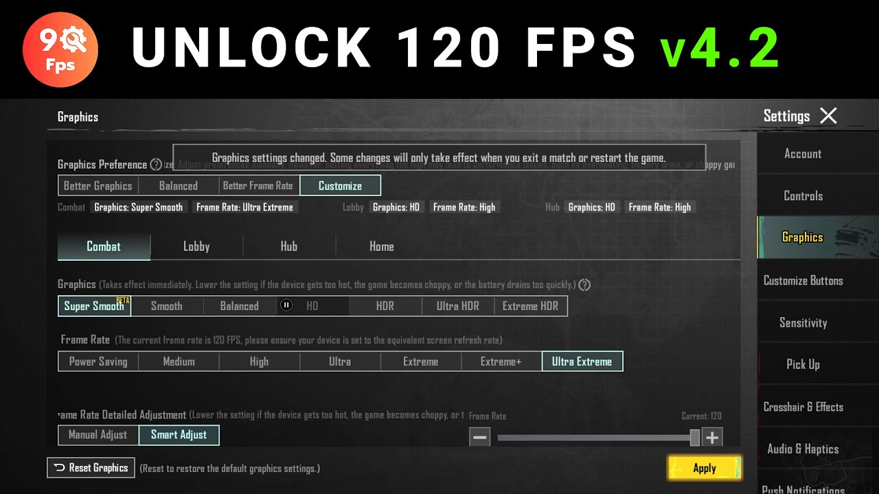 UNLOCK 120 FPS IN PUBG 4.2 | HOW TO UNLOCK 120 FPS IN PUBG 4.2 | PUBG 4.2 120 FPS