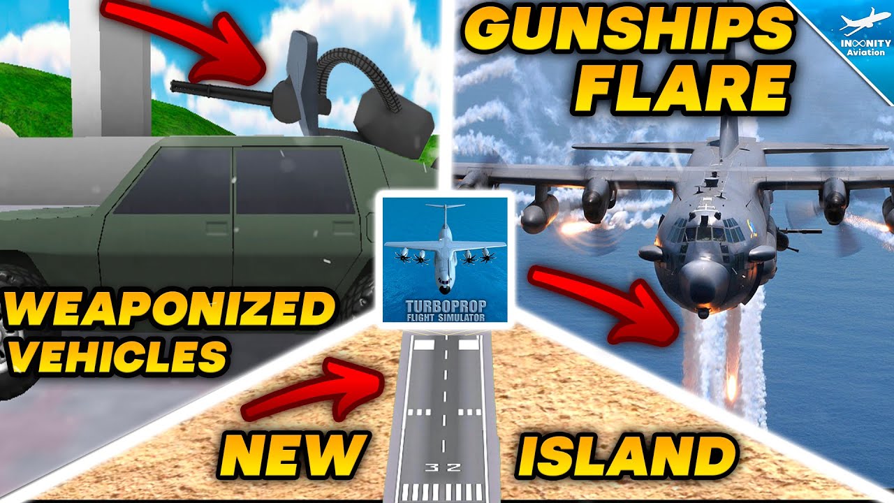 TFS NEAR-TERM PLANS! - GUNSHIPS, WEAPONS, NEW ISLAND & More | Turboprop Flight Simulator 1.30.2