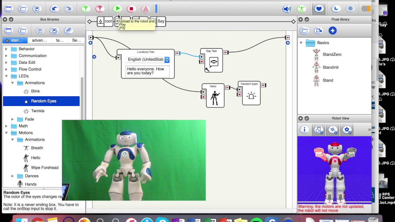 NAO Robot: How To Talk With Animation