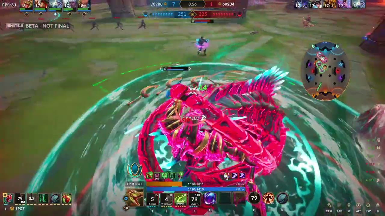 Slow Pace Game With People Barely Dieing | Sobek | Arena Match | Smite 2