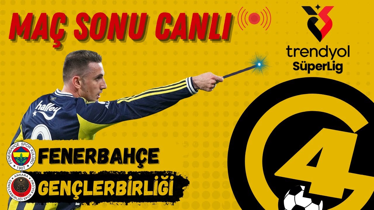Fenerbahçe - Gençlerbirliği Maç Sonu