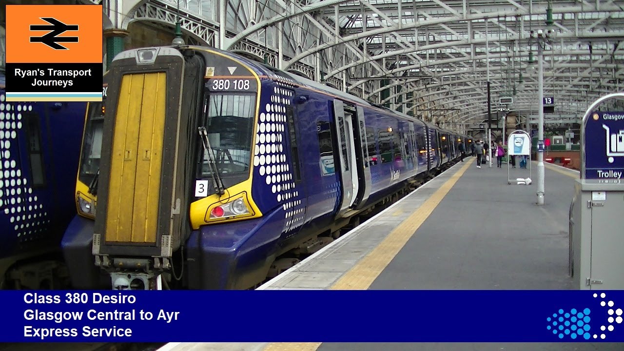 Class 380 Desiro Glasgow Central to Ayr Express Service