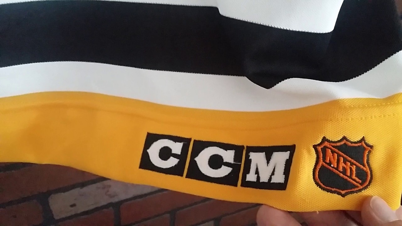 1992-93 PITTSBURGH PENGUINS RETAIL HOME CCM AUTHENTIC HOCKEY JERSEY