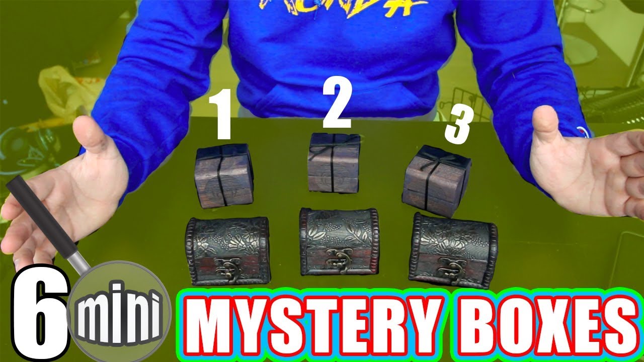 UNBOXING 6 mini MYSTERY BOXES!