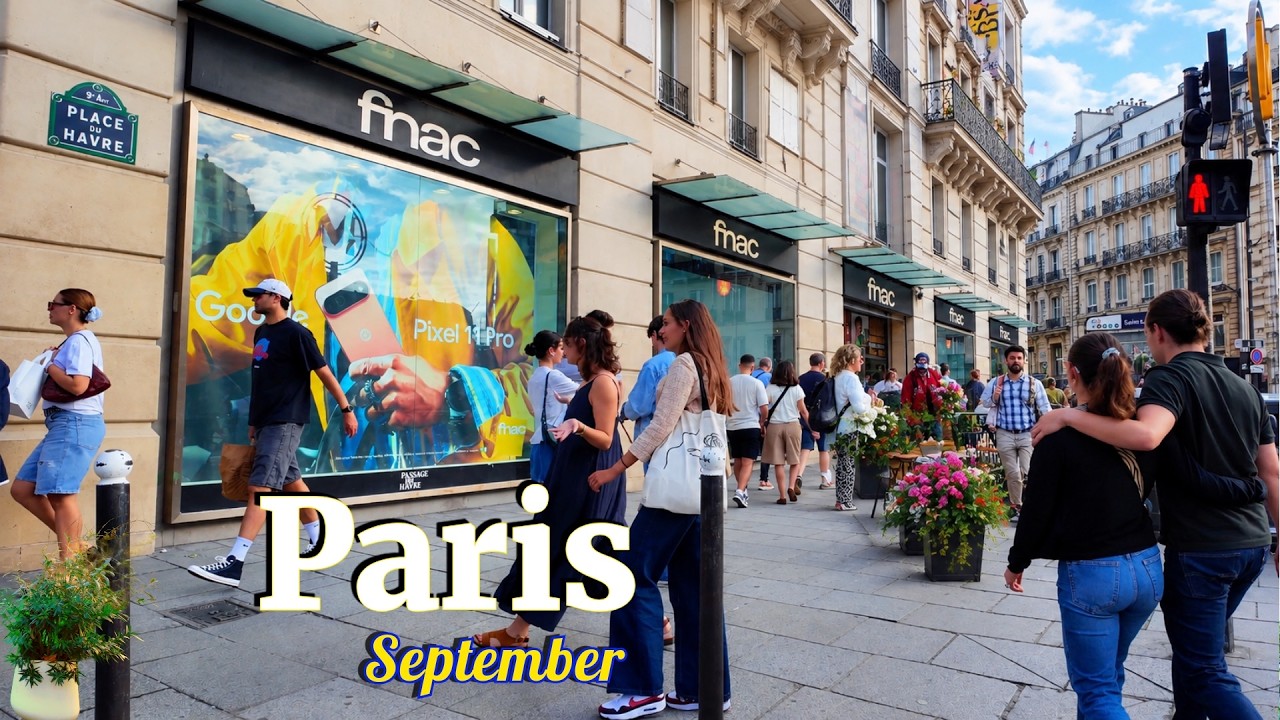 15 September 2026⎮ Paris Walking Tour 4K HDR | Paris, France | City Walk Tour