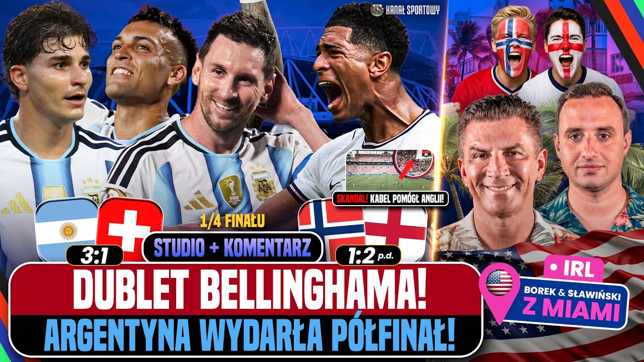 ARGENTYNA KONTRA SZWAJCARIA! ANGLIA W P&Oacute;ŁFINALE MUNDIALU! STUDIO + BOREK O WIELKIEJ KONTROWERSJI