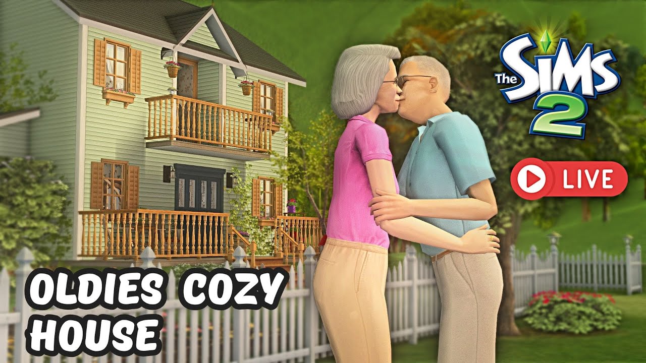 🏡 Decorate With Me The Oldies Cozy House No CC ~ The Sims 2 LIVE 🔴