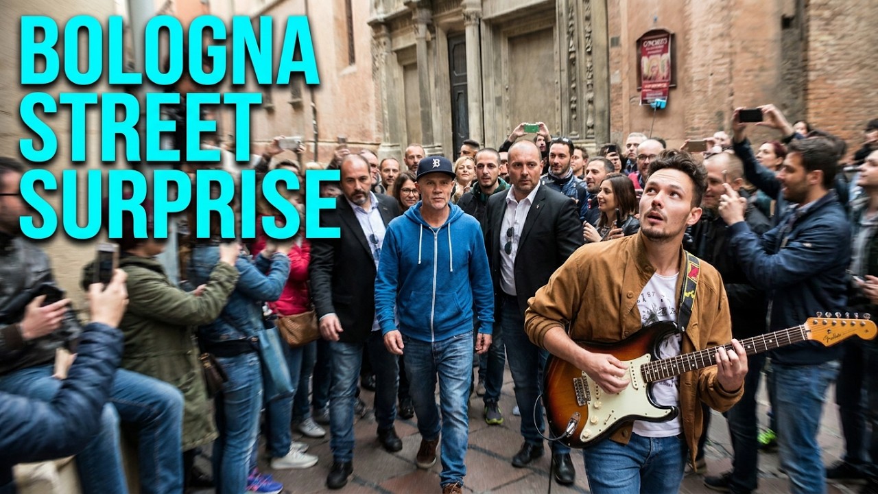 Red Hot Chili Peppers exit @Bologna hotel