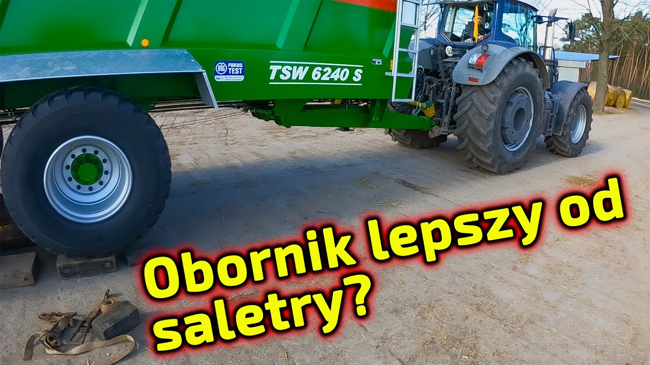 Redukcja kosztów nawożenia  👉 Rozrzutnik obornika i wapna Bergmann 6240S [Korbanek]