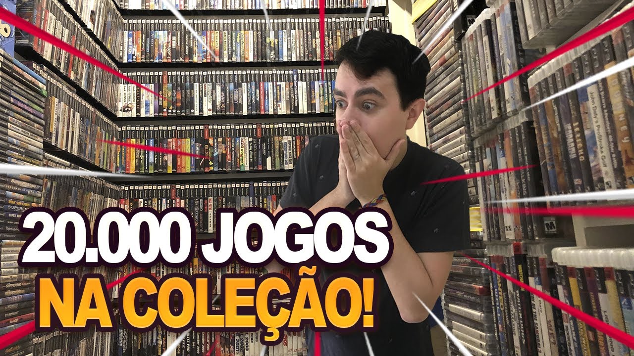 REAGINDO A MAIOR COLEÇÃO DE JOGOS DO MUNDO! 20.139 GAMES!