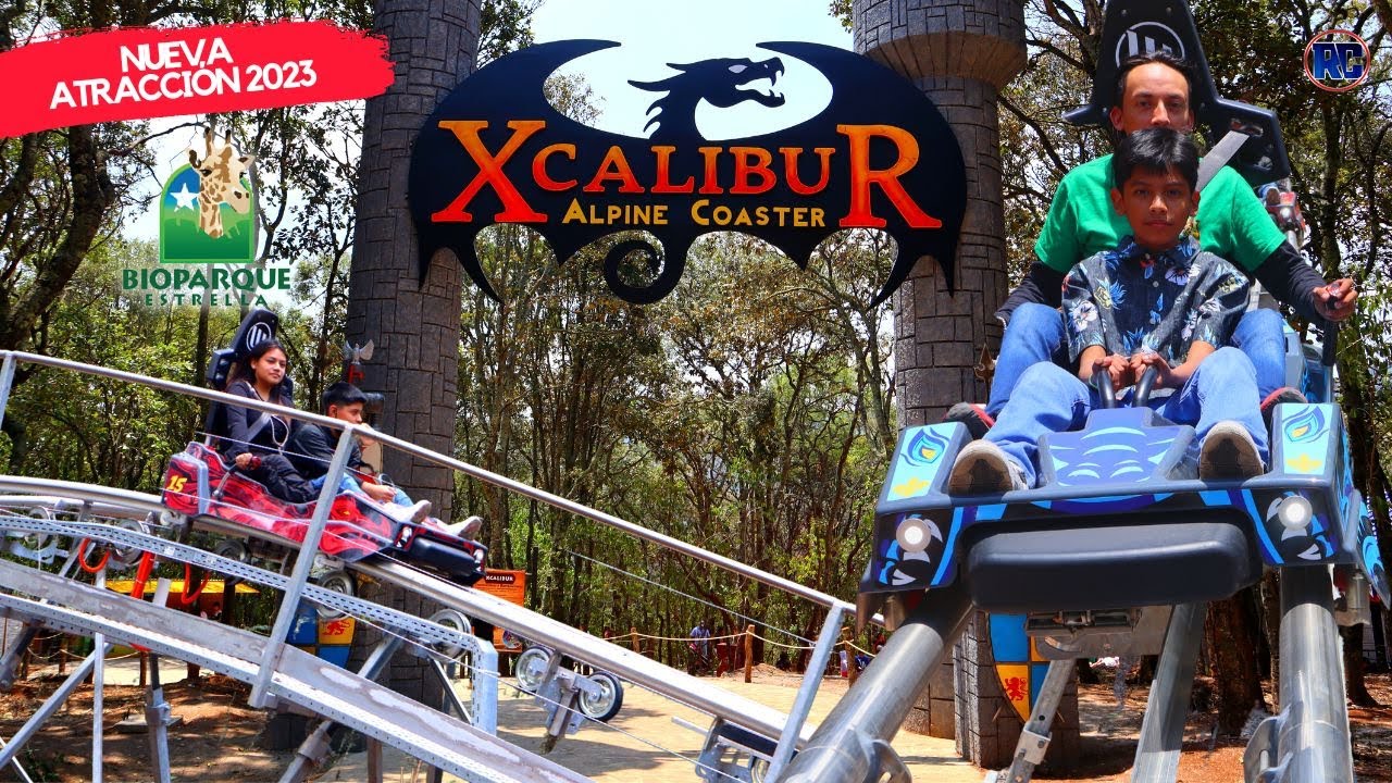 ASÍ ES LA NUEVA COASTER que LLEGO A BIOPARQUE ESTRELLA. 