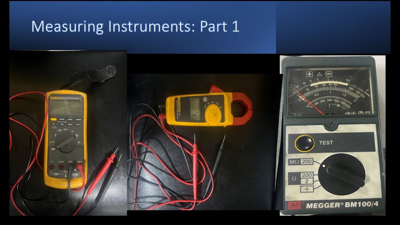 Measuring instruments (part 1)# voltmeter #ammeter/amp meter, # VOM, #Wattmeter # Megohmmeter…