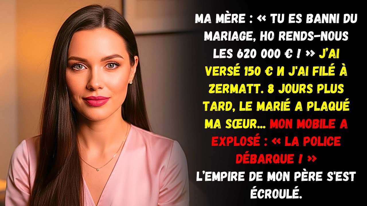 Exclu du mariage, j'ai envoyé 150€ au lieu de 620 000€ : ma revanche a tout détruit!