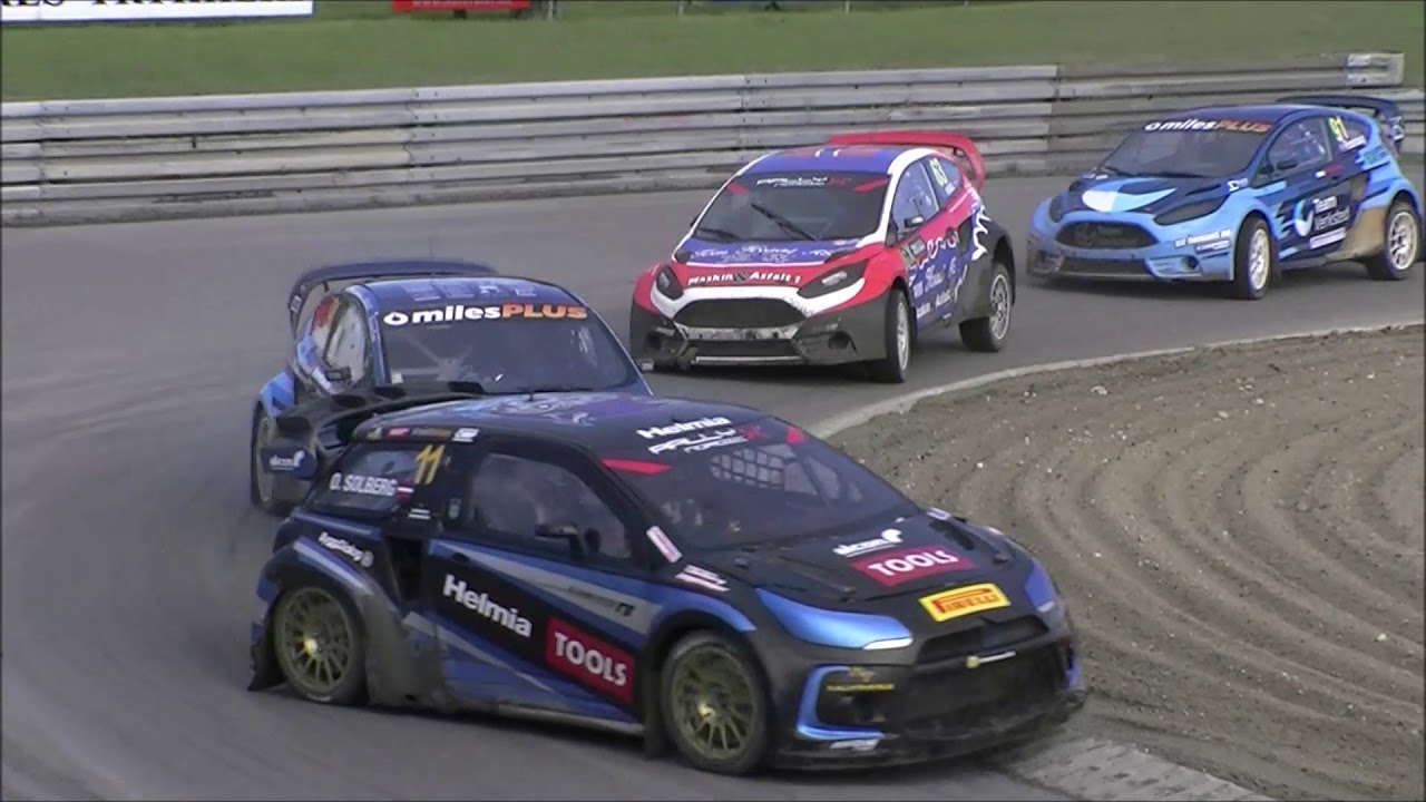 Oliver Solberg Rally Cross på Nysum Banen 2017