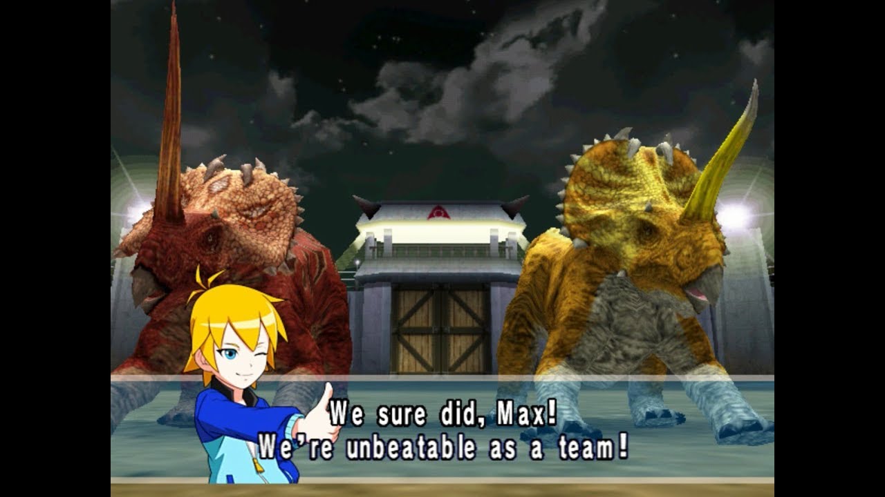 Dinosaur King Arcade Game 恐竜キング - Centrosaurus X Eucentrosaurus VS the Alpha Fortress [Hard]