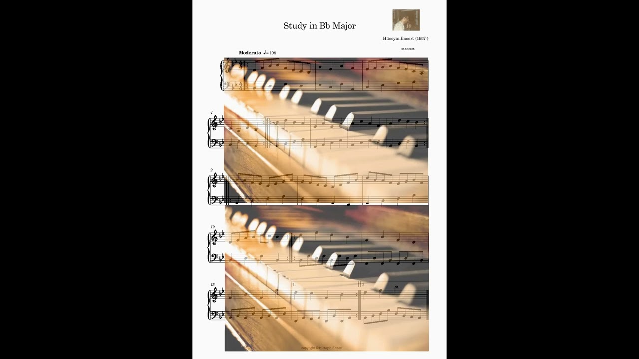 Study in Bb Major   - Hüseyin Ensert