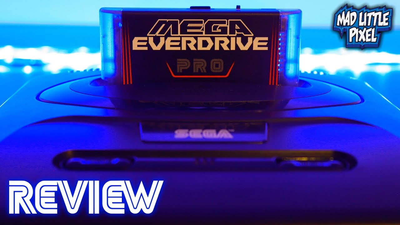 ОБЗОР флеш-картриджа Mega Everdrive Pro Genesis! Sega CD, FPGA NES, состояния сохранения Master S...