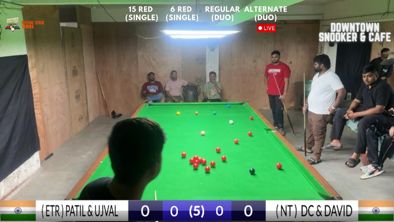(TABLE 1) SNOOKER RISING STAR SERIES DAY 1