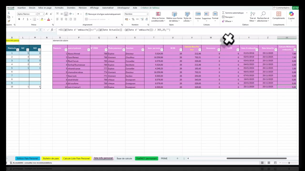 Optimisez la gestion de la paie au Maroc grâce à Excel