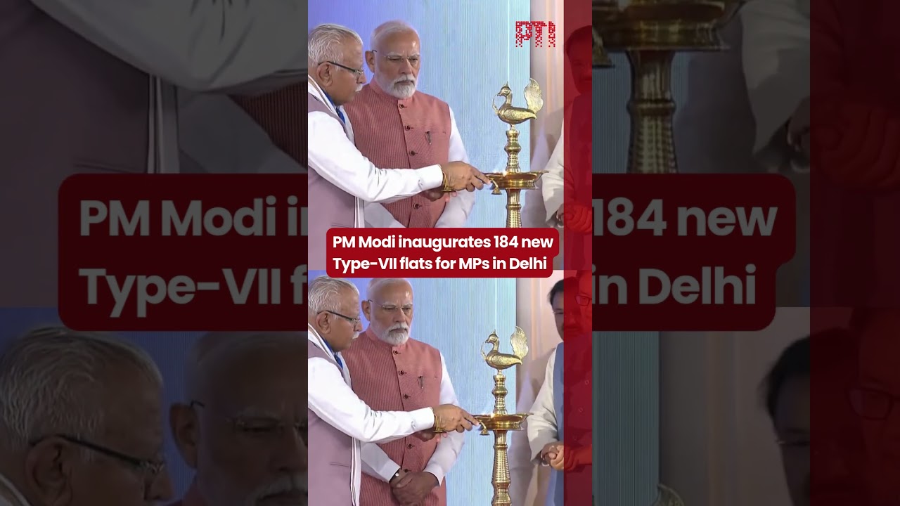PM Modi inaugurates 184 new Type-VII flats for MPs in Delhi