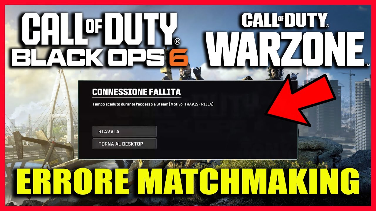 CONNESSIONE FALLITA SU COD WARZONE / BLACK OPS 6 - Errore matchmaking | Come risolvere