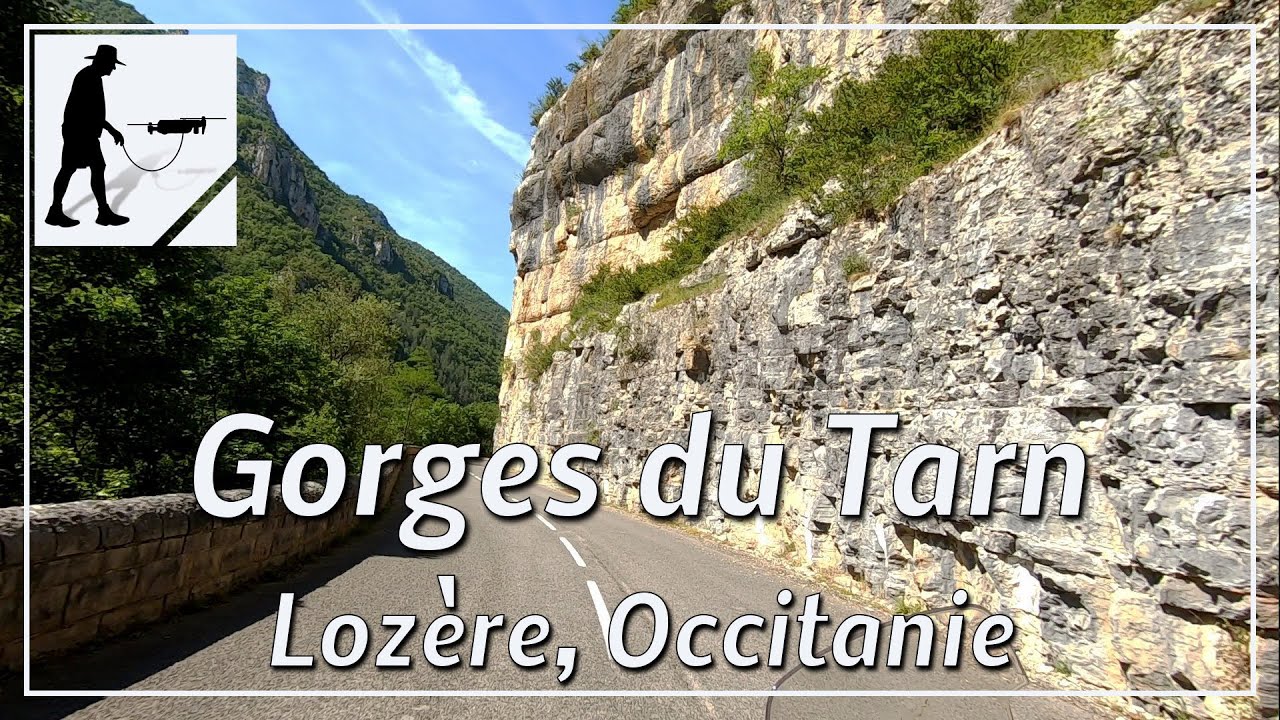 Gorges du Tarn, Balcony Road D907, Lozère, Occitania, France - by motorcycle