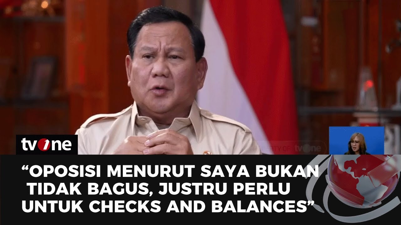 Prabowo Sebut Tidak Masalah Untuk Partai Yang Memilih Oposisi | tvOne