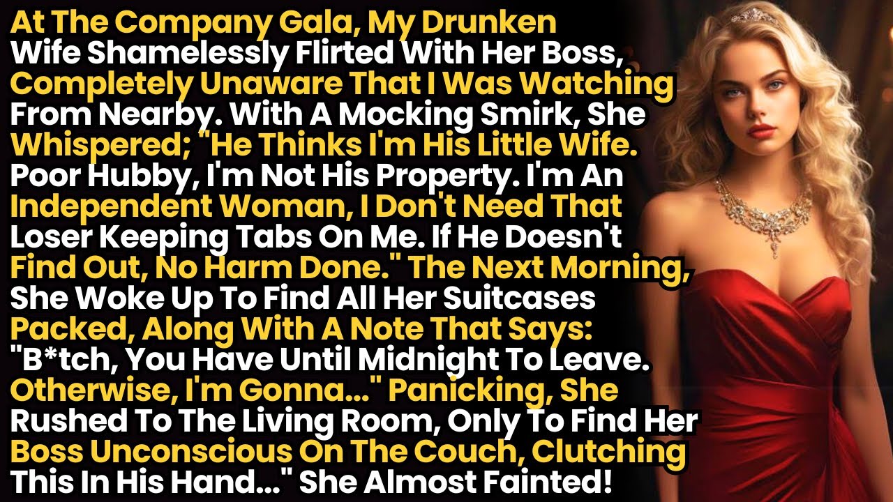 At The Company Gala, My Cheating Wife Flirted With Her Boss, Completely Unaware That I Was Watching!