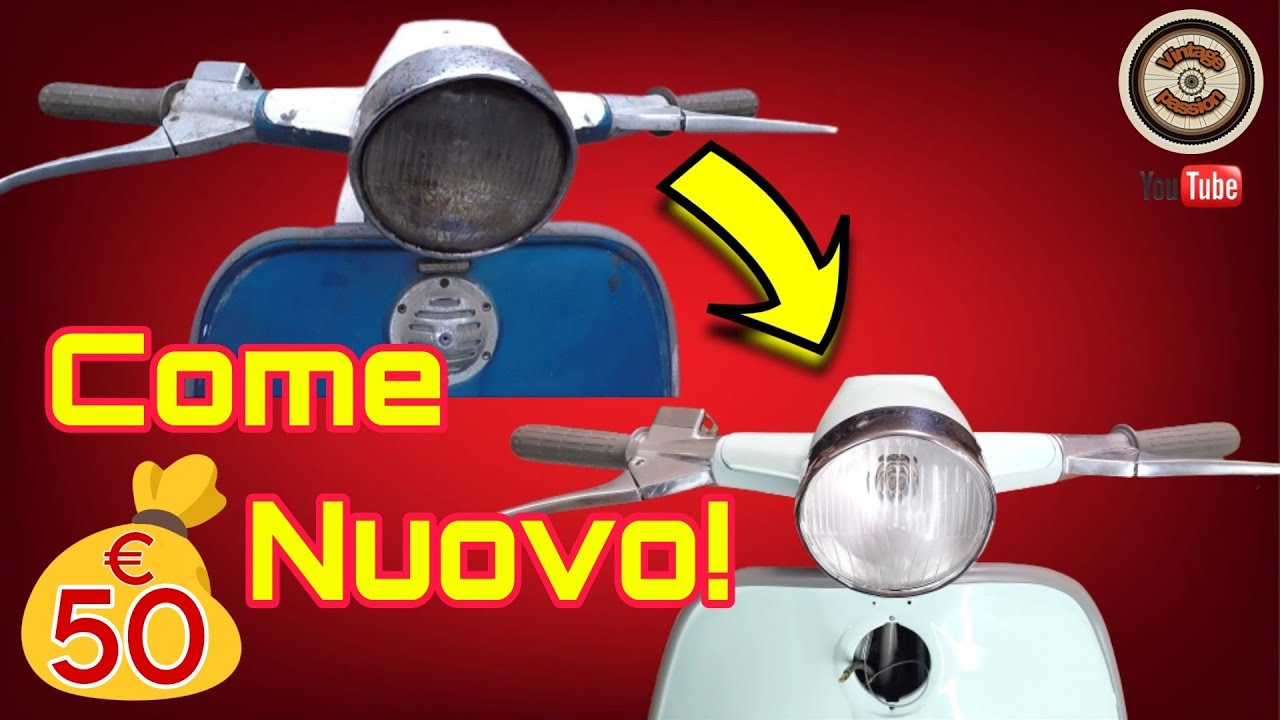 Montaggio Sterzo-Restauro Totale Lambretta J50-Part 12