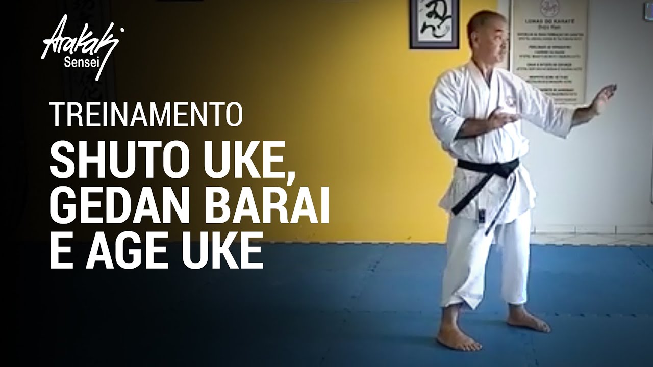 SHUTO UKE, GEDAN BARAI E AGE UKE | Helio Arakaki Sensei